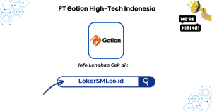 Lowongan Kerja PT Gotion High-Tech Indonesia Bogor Terbaru