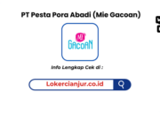 Lowongan Kerja PT Pesta Pora Abadi (Mie Gacoan) Terbaru 2026